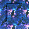 Galaxy Crow Cotton Fabric