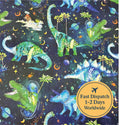 Dinosaur Galaxy Cotton Fabric