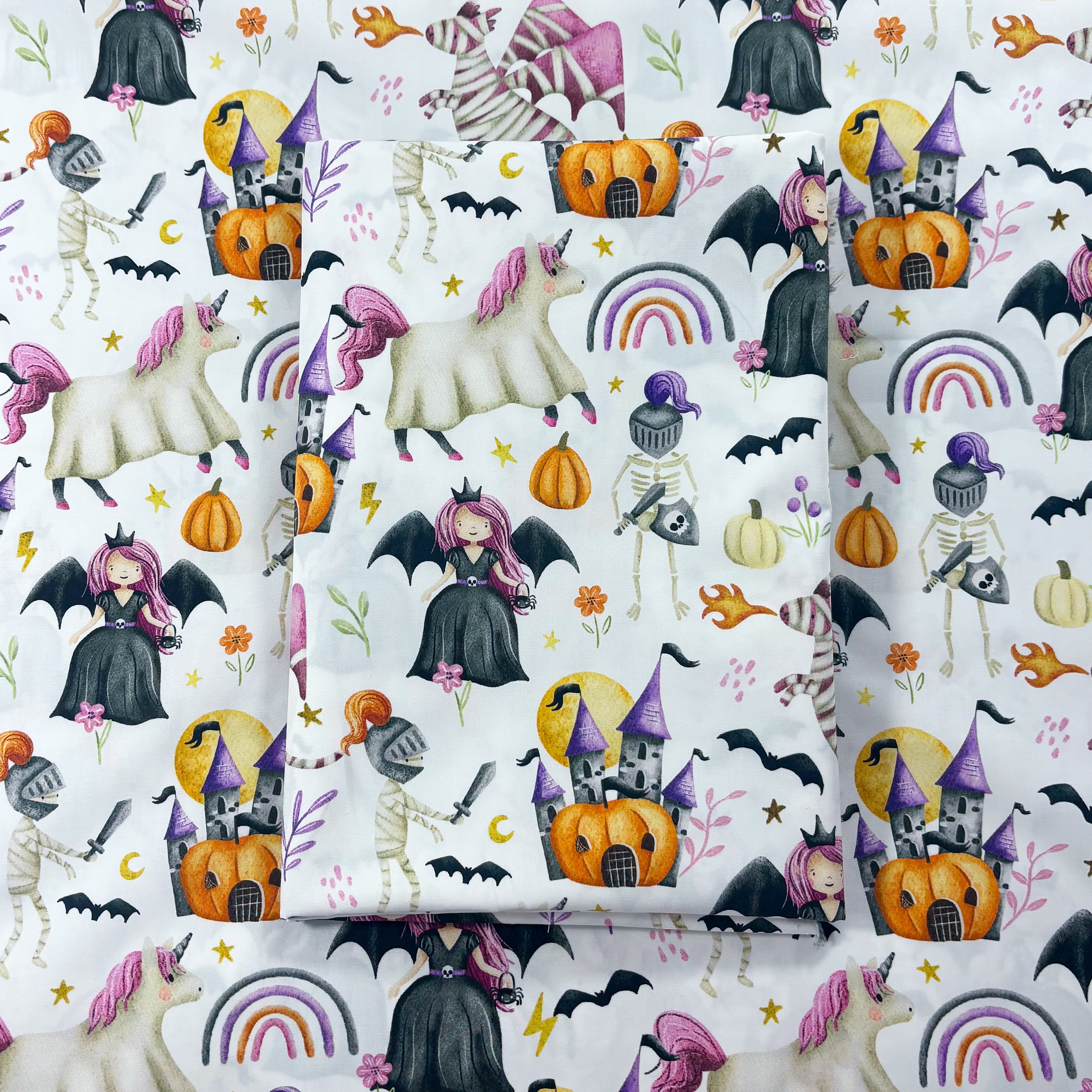 Halloween Bows Cotton Fabric