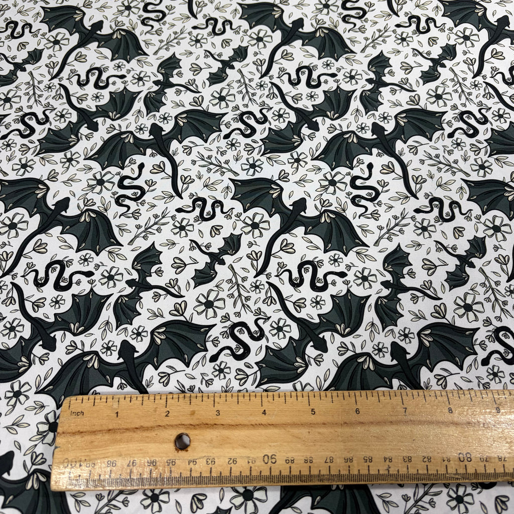 Dragons & Snakes Cotton Fabric