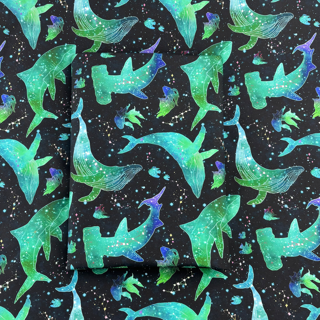 Galaxy Ocean Cotton Fabric