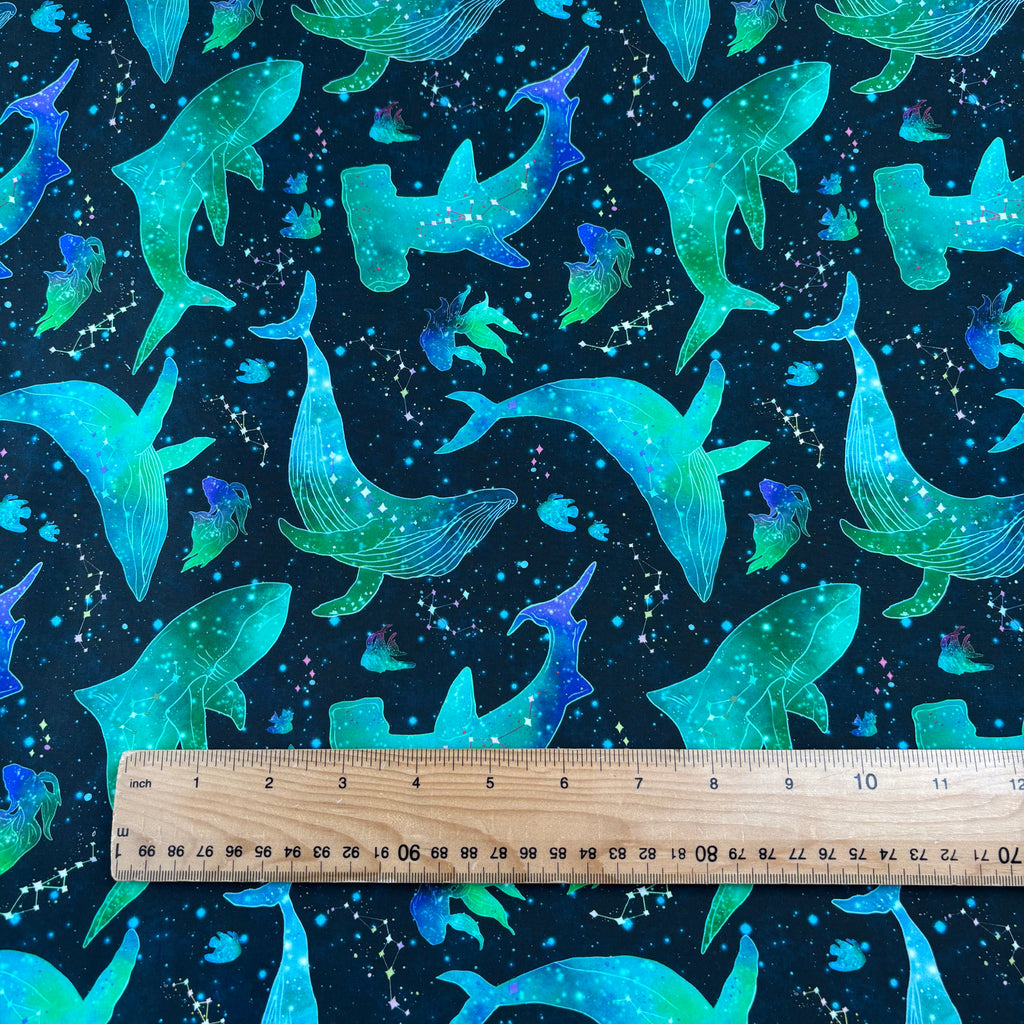 Galaxy Ocean Cotton Fabric