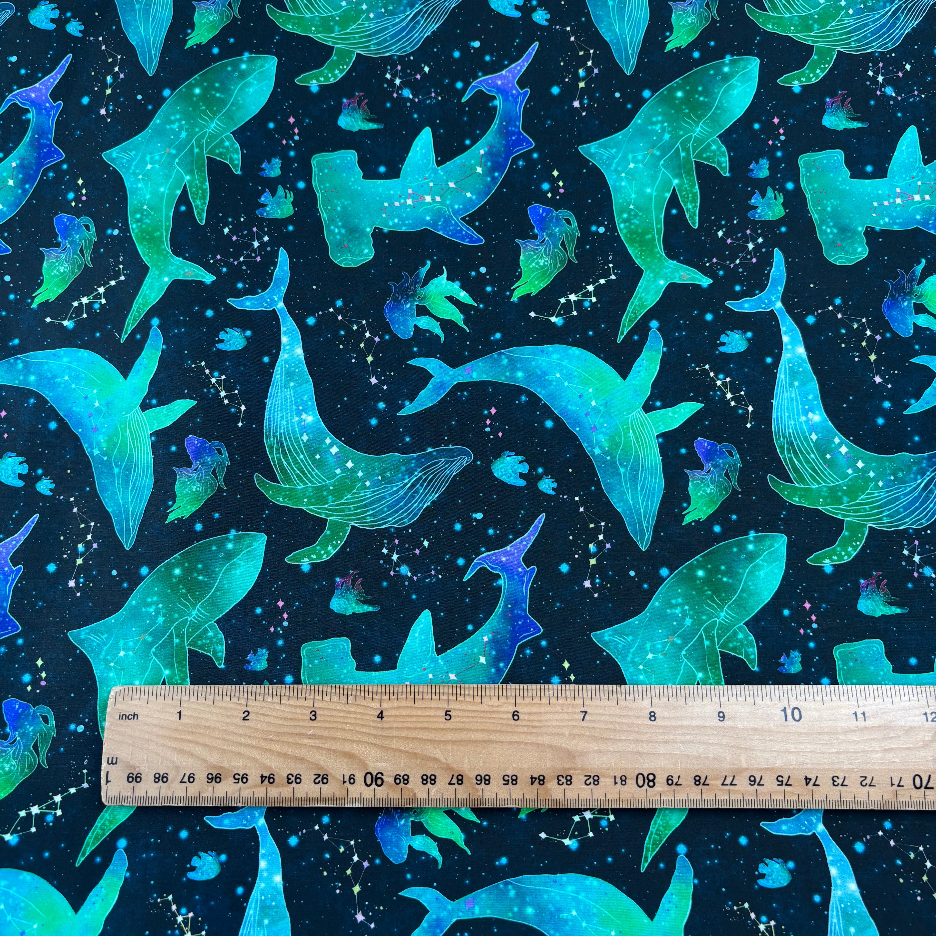 Galaxy Ocean Cotton Fabric