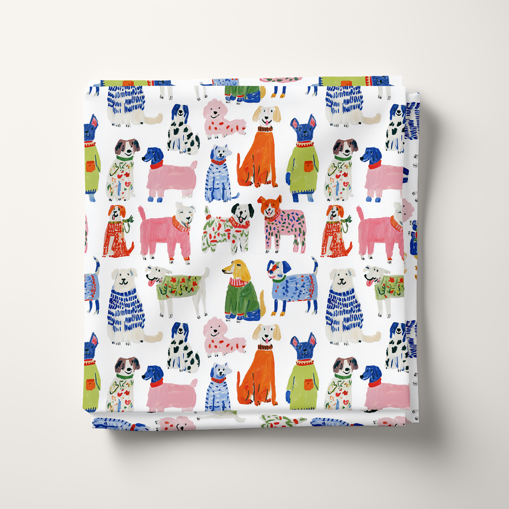 Doggie Doodle Cotton Fabric