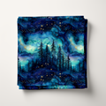 Enchanted Midnight Forest Cotton Fabric