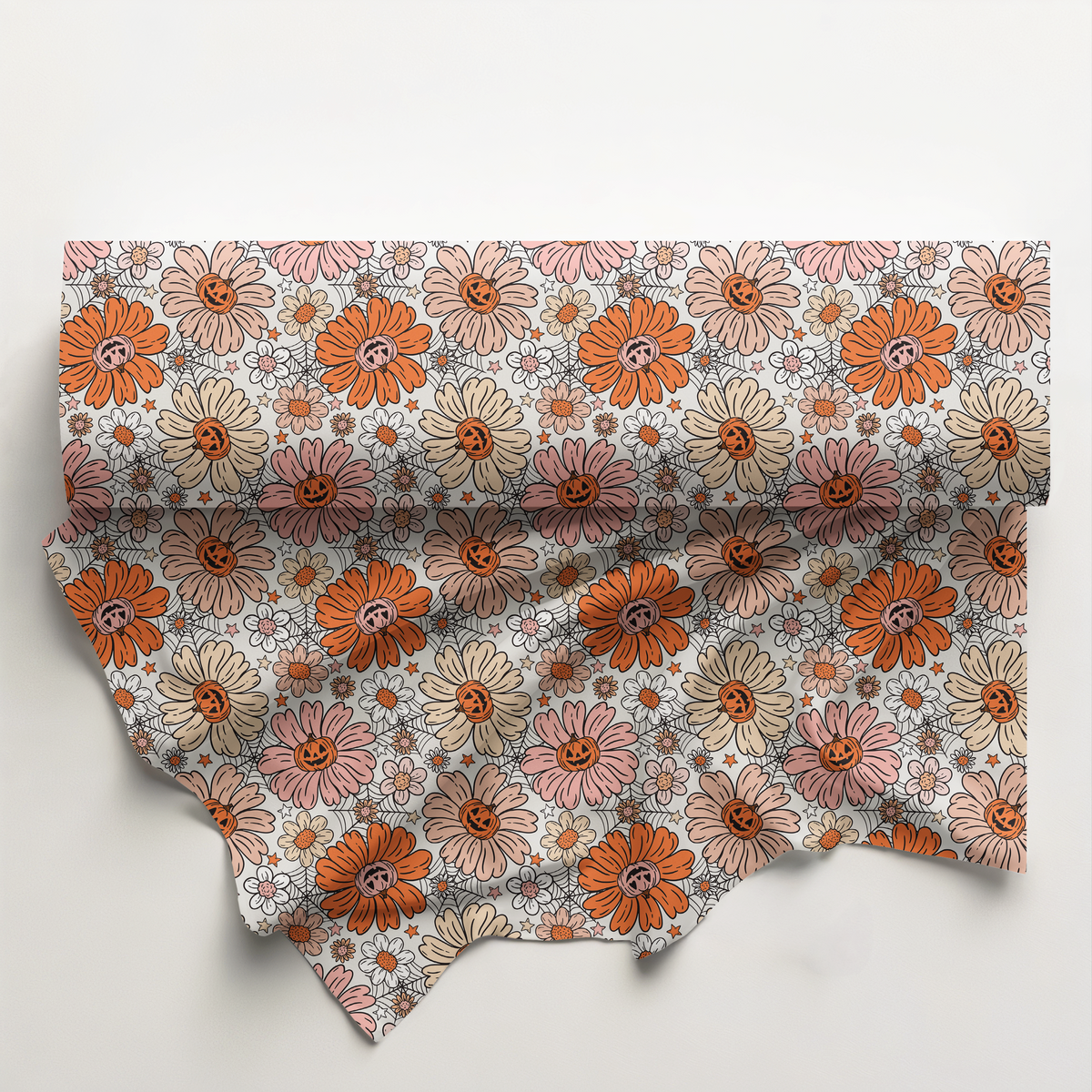 Jack O Lantern Cotton Fabric