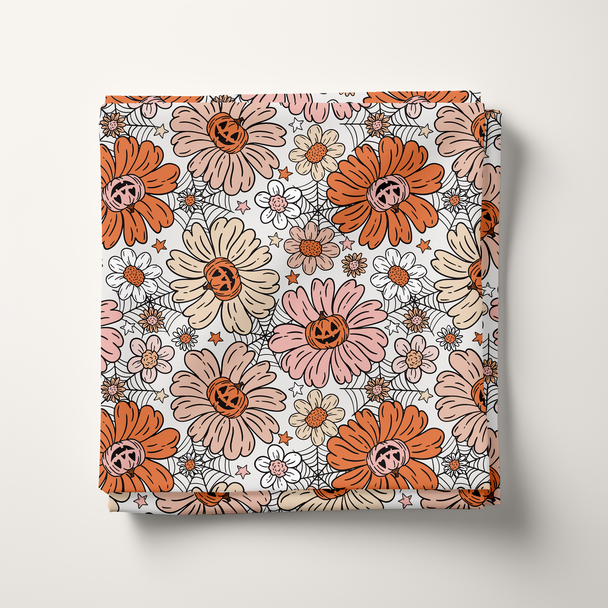 Jack O Lantern Cotton Fabric