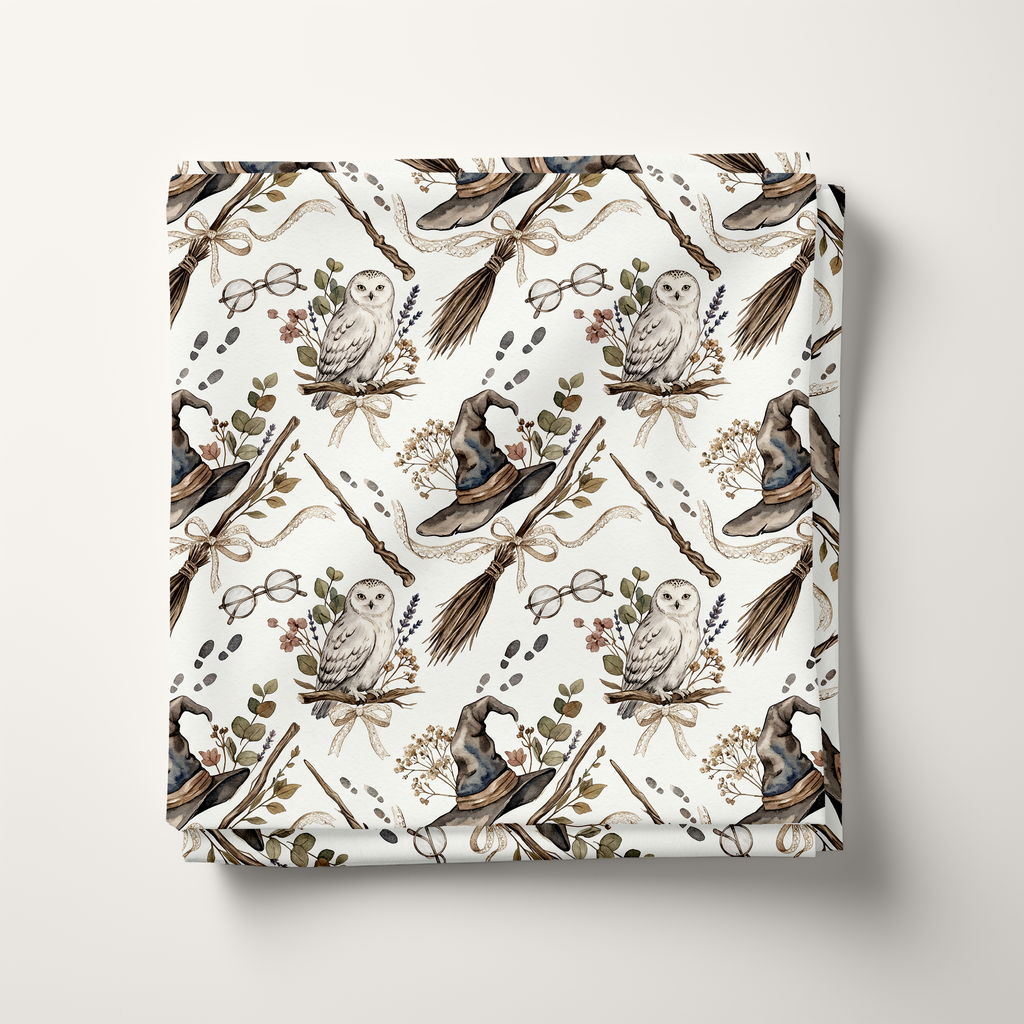 Boho Owl Cotton Fabric