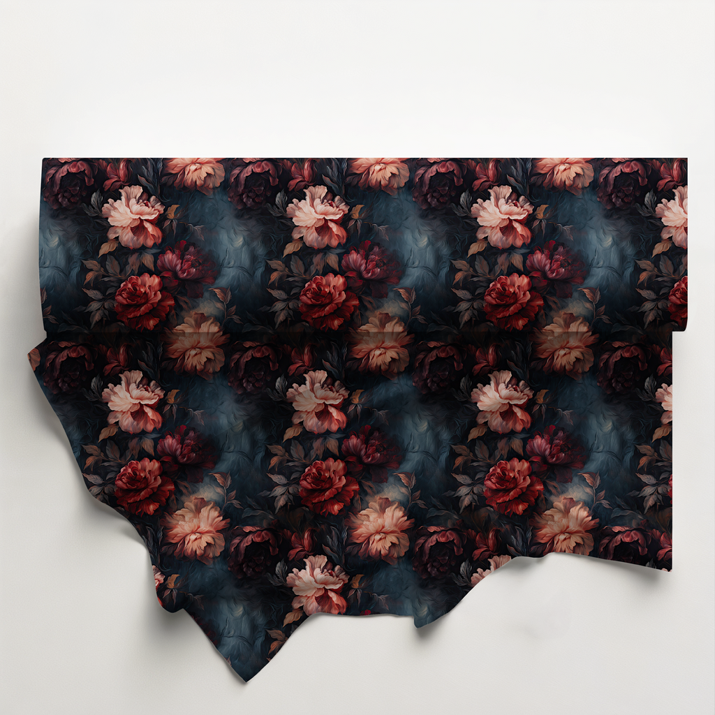 Moody Floral Cotton Fabric
