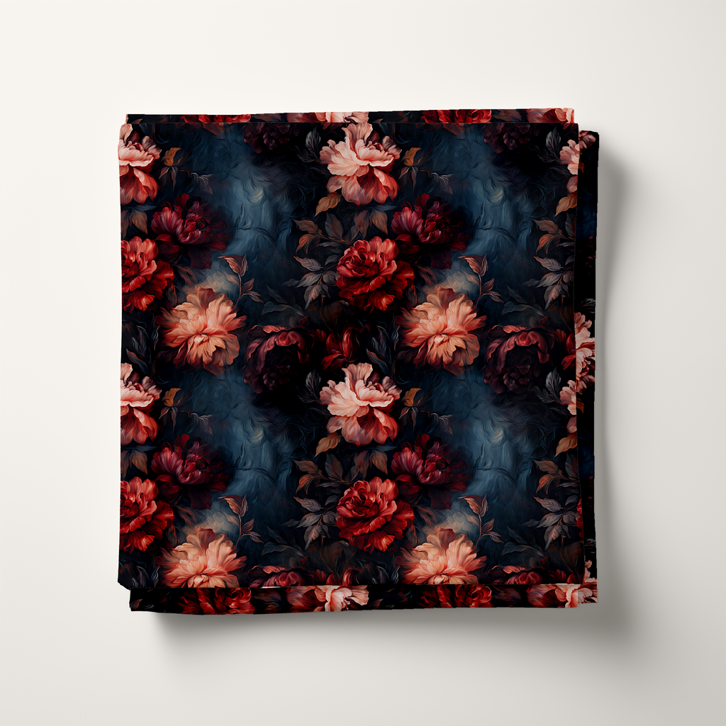 Moody Floral Cotton Fabric