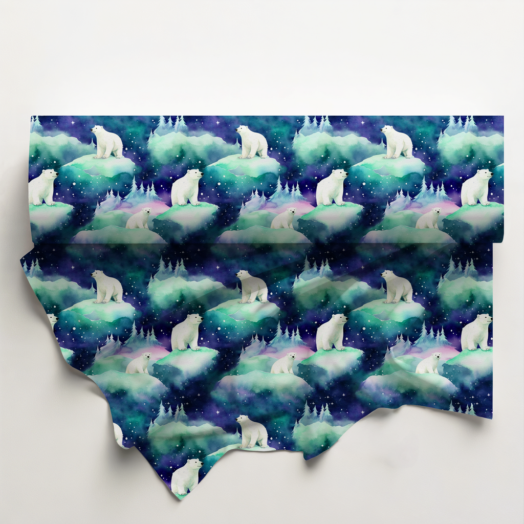 Polar Bear Cotton Fabric – DORRISON'S FABRICS